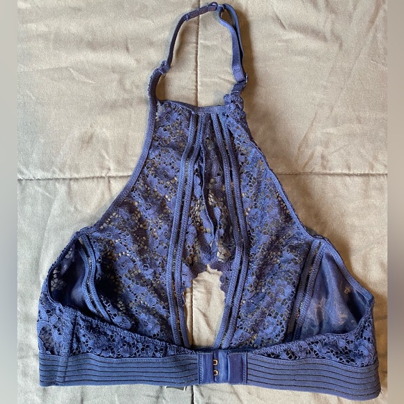 Dark blue (navy) Victoria’s Secret halter bra - Picture 2 of 5
